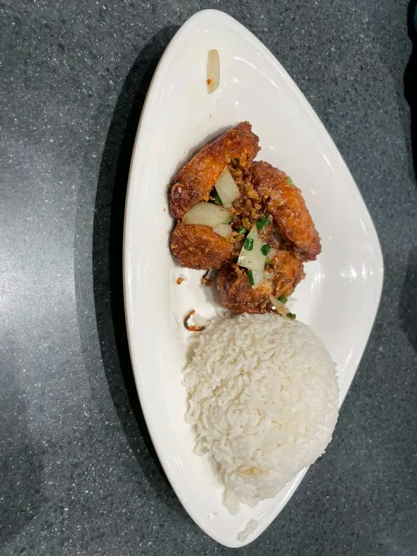 椒鹽雞翼飯