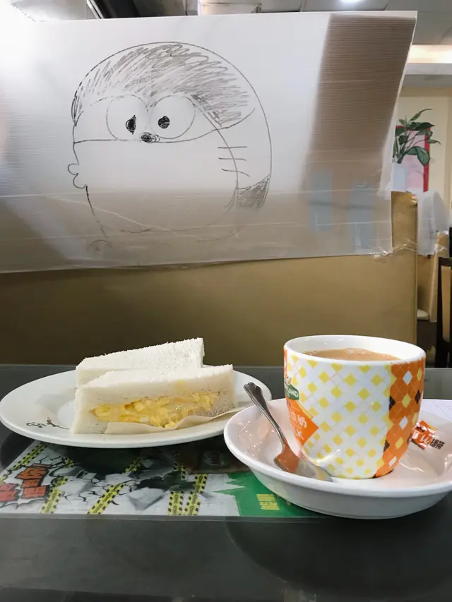 蛋治奶茶（早餐麥皮餐）