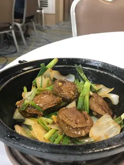 京蔥爆鮑魚