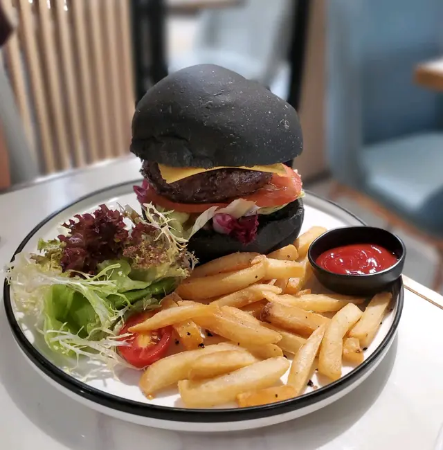 芝士安格斯牛肉漢堡包