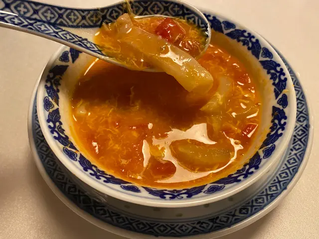 番茄蛋花花膠湯