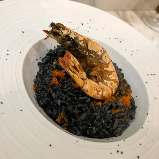 [A5] 虎蝦墨魚汁意大利飯