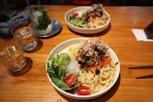 味噌蟹醬蟹籽蟹肉扁意粉