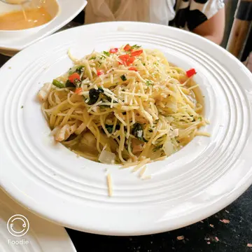 波菜蒜香天使面