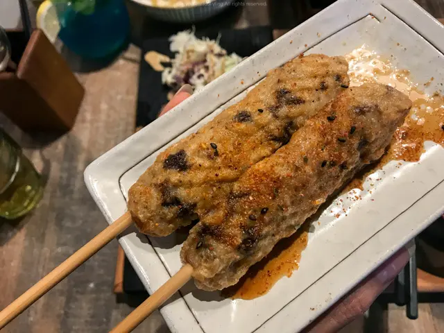 牛舌雞肉串