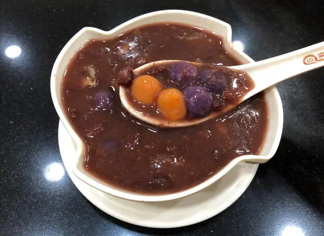 紫薯芋圓紅豆沙