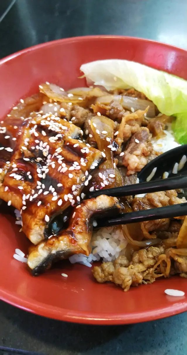 日式鰻魚牛丼(少飯)