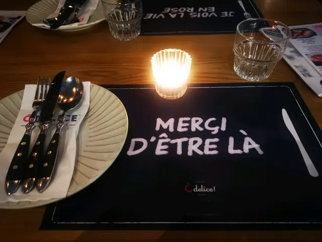 餐具擺設頗有情調