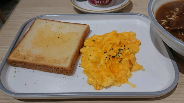 3.6牛奶炒蛋及油多