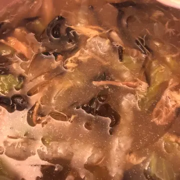 生菜魚肉碗仔翅