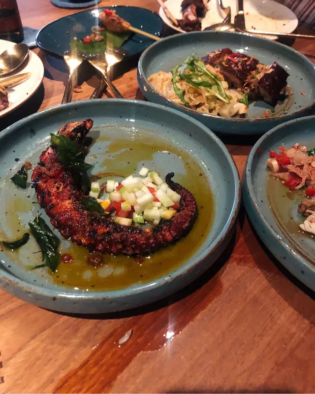 Gurita Bakar Sambul Dabu Dabu