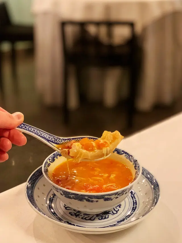 蕃茄蛋花花膠湯