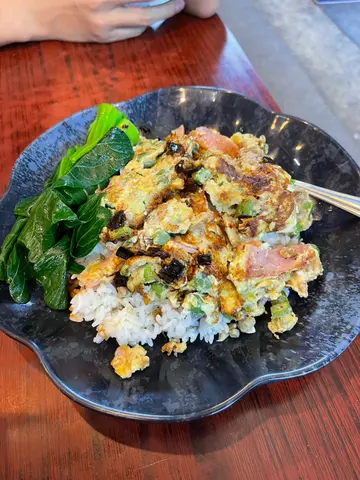 豆角肉碎菜譜炒蛋飯