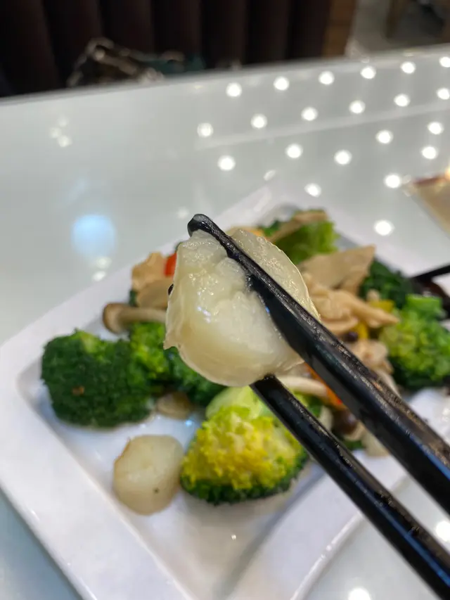西蘭花炒帶子