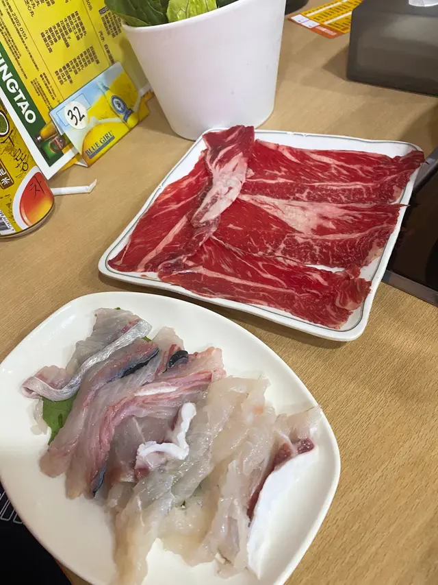 龍躉片拼鱔片、牛肩胛