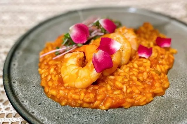 海蝦龍蝦汁意大利飯