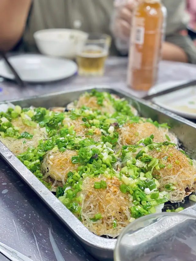 蒜蓉粉絲蒸扇貝