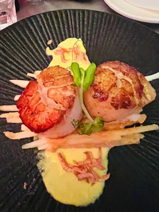 Pan-seared scallop
