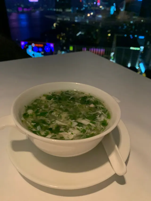 生拆蟹肉菜苗羹