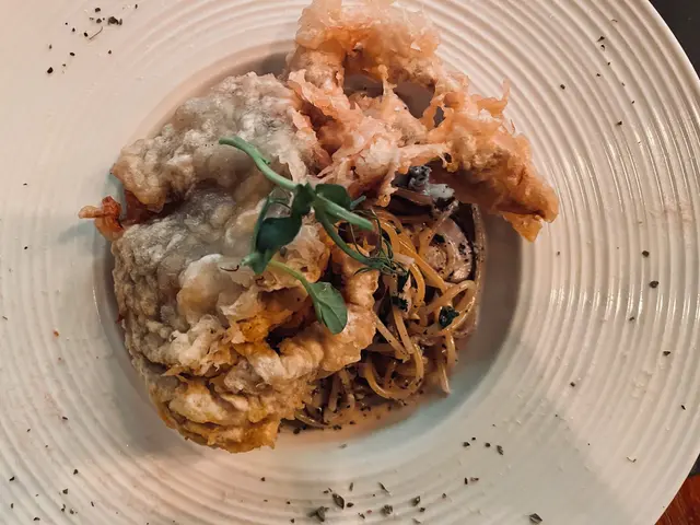 炸軟殼蟹黑松露意粉