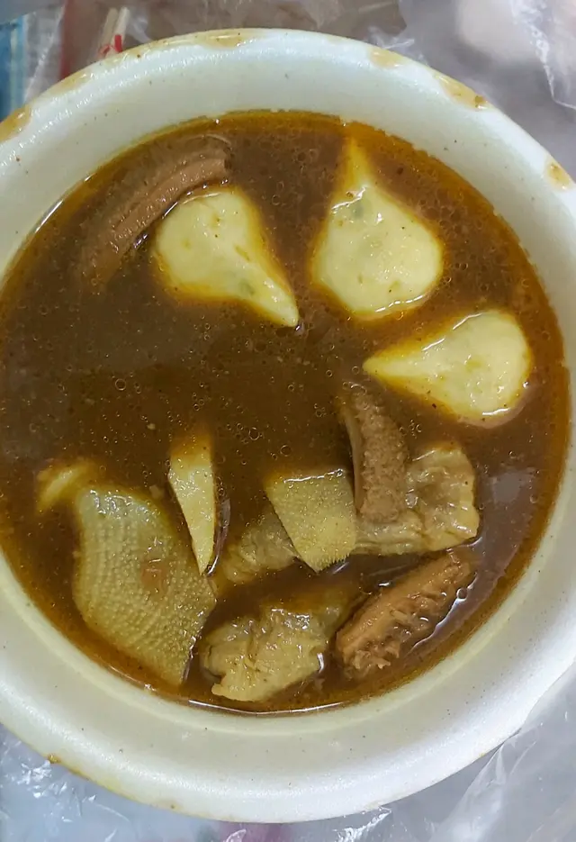 牛柏葉、牛肚、蟹粉包、腐皮魚條