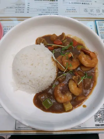 日式咖哩蝦飯