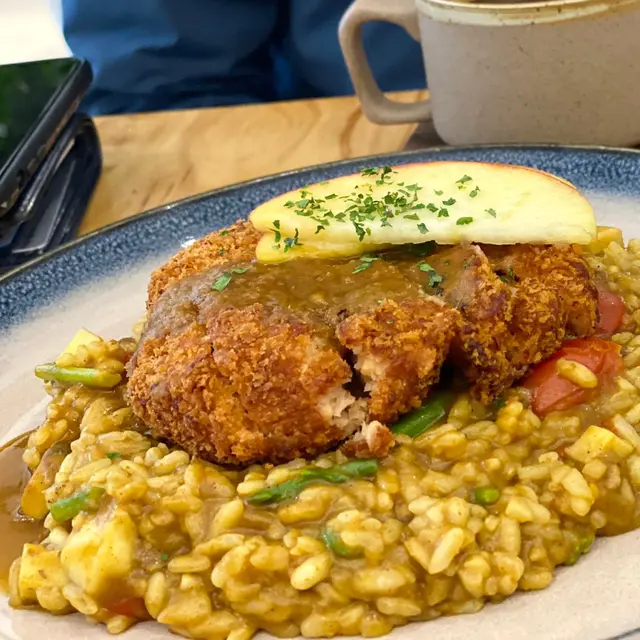日式咖喱吉列豬扒意大利飯