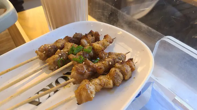 烤豬五花肉 (5串)