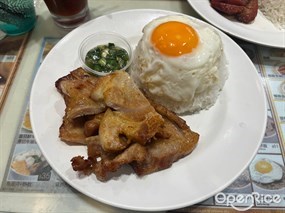 蔥油豬扒飯 - 旺角的民華餐廳