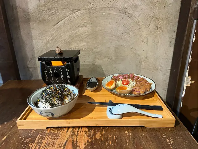 板燒吉列牛定食