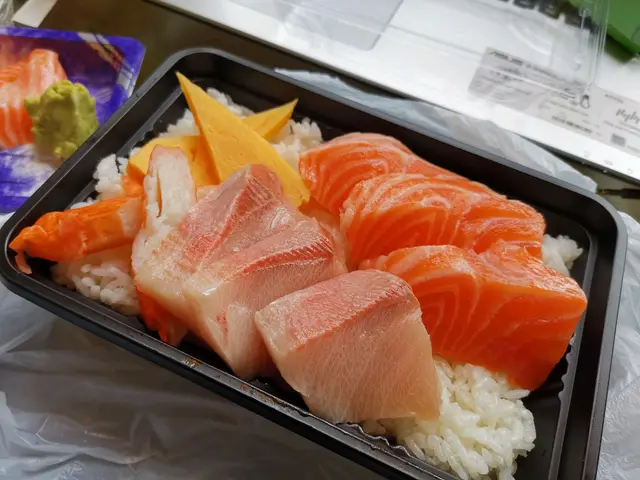 三文魚油甘魚飯