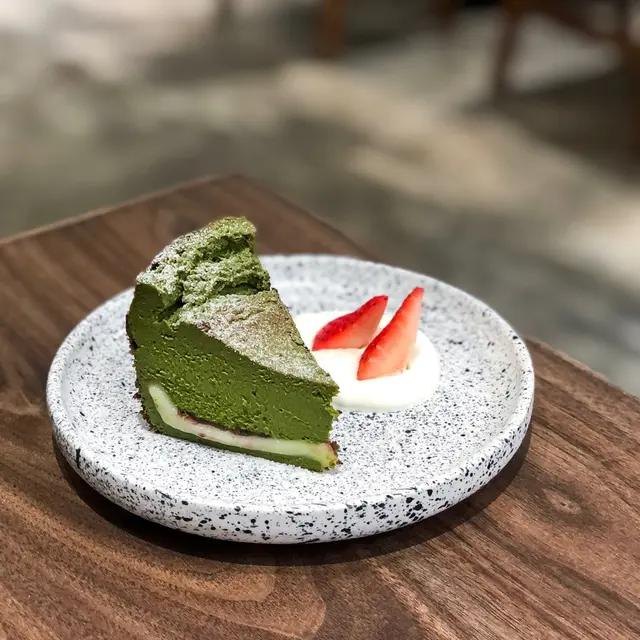 抹茶紅豆麻糬芝士蛋糕