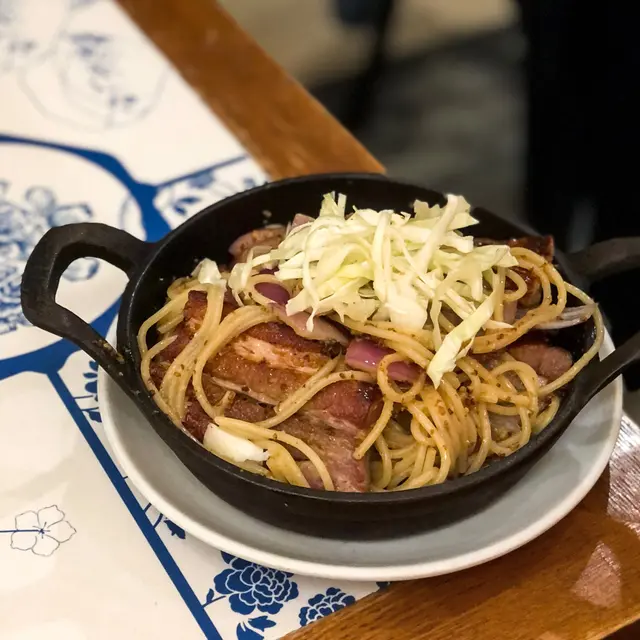 自家製煙燻豬腩肉芥末籽意大利粉