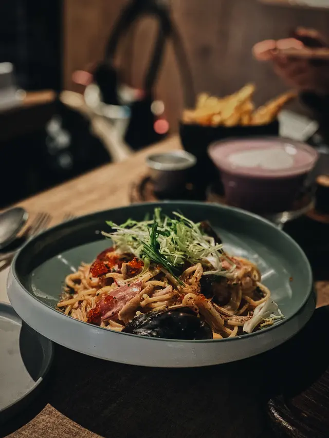 明太子海鮮意大利粉