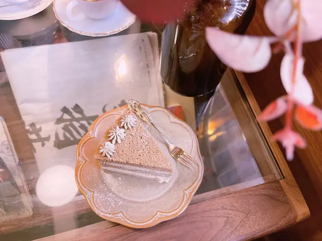 黑糖焙茶戚風蛋糕
