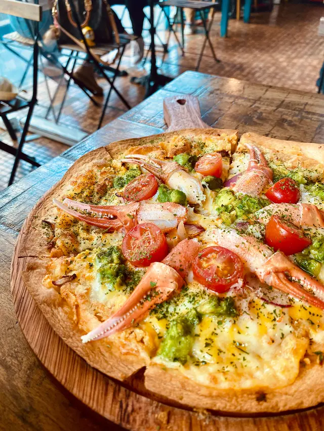 好邪惡嘅鹹蛋牛油果蟹肉Pizza咩叫減肥