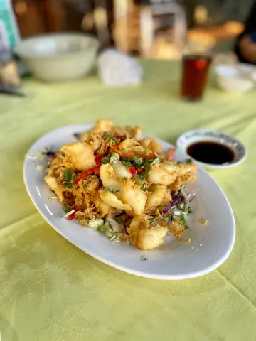 香蒜椒鹽游水墨魚