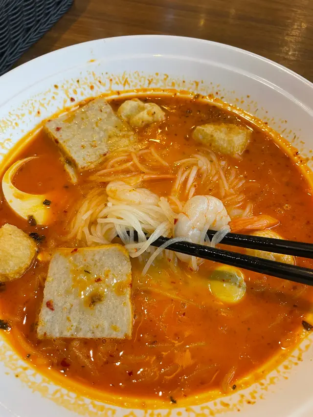 傳統喇沙蝦肉湯米