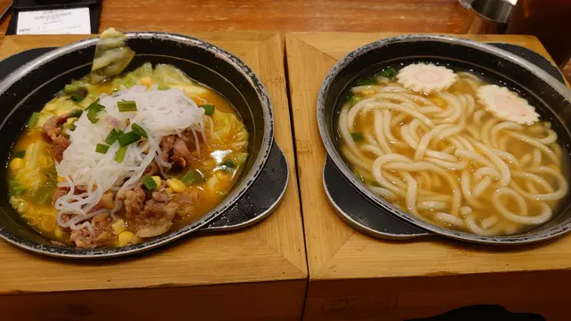 壽喜燒牛肉配壽喜燒烏冬