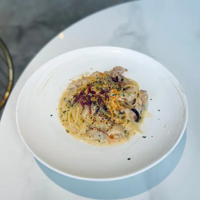 特濃香烤芝士忌廉雜菌雞肉意粉