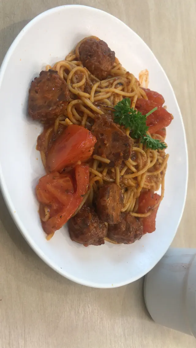 素肉丸肉醬意粉