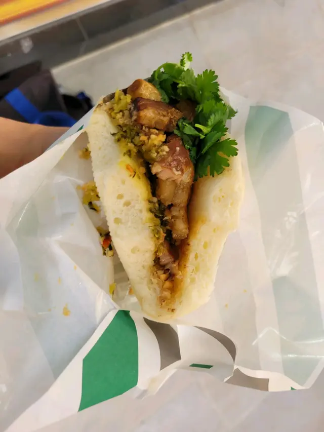 傳統刈包加柚子醬