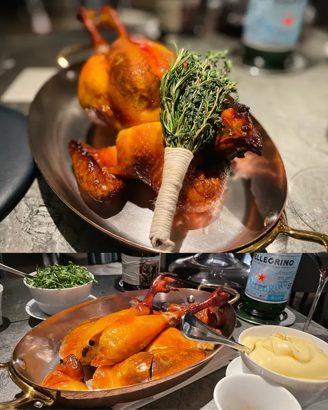 送兩樣配菜  薯蓉太creamy太重牛油幾乎無掂過