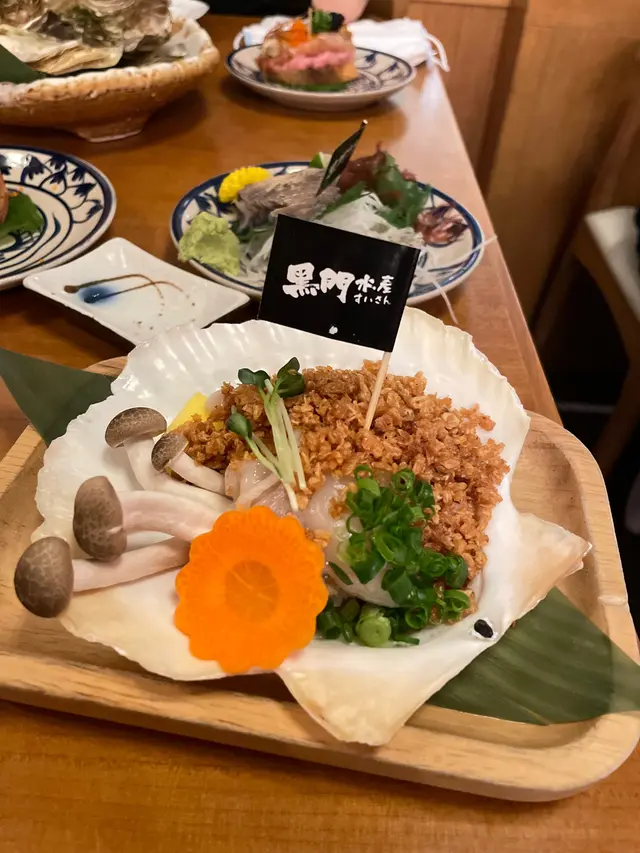 蟹油蒜燒帆立貝