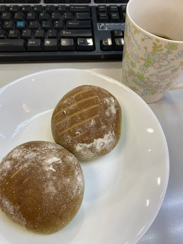 迷你綠茶紅豆包