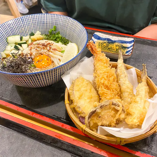 夏一烏冬+天婦羅