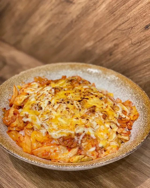 芝士泡菜豚肉飯