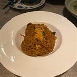 Braised Pearl Rice with Matsutake Mushroom Morel and Sea Urchin