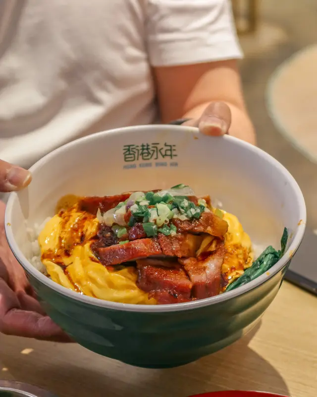 厚切叉燒滑蛋飯