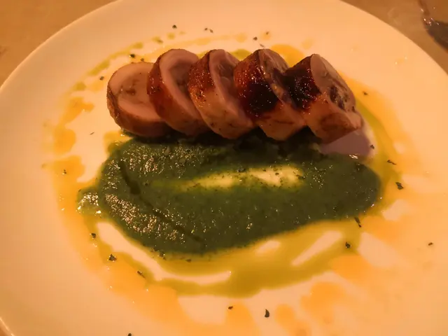 入面釀咗豬肉,口感好